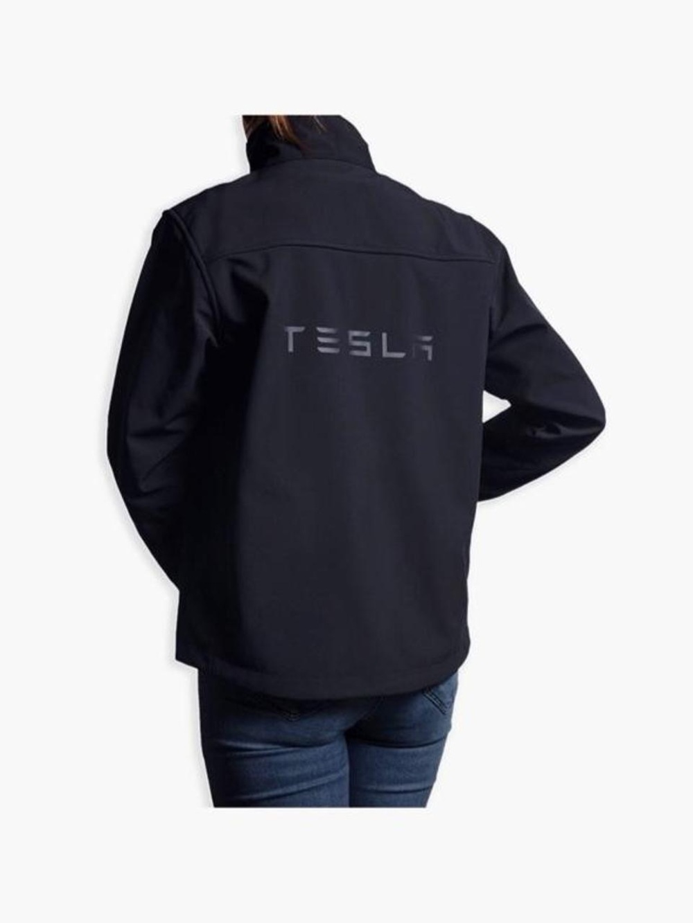 Tesla men’s Black Logo Softshell Jacket